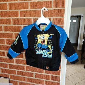 SpongeBob SquarePants Jeff Hamilton JH Designs Racing Jacket Toddler 4T NICK